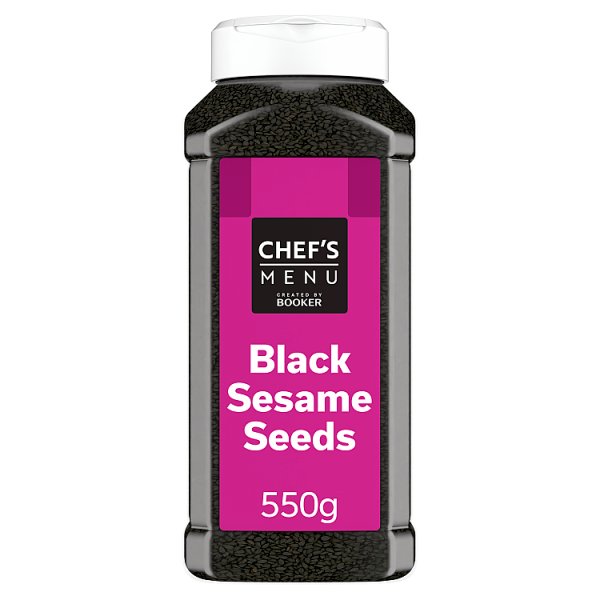 Chef's Menu Black Sesame Seeds 550g (Pack of 6)