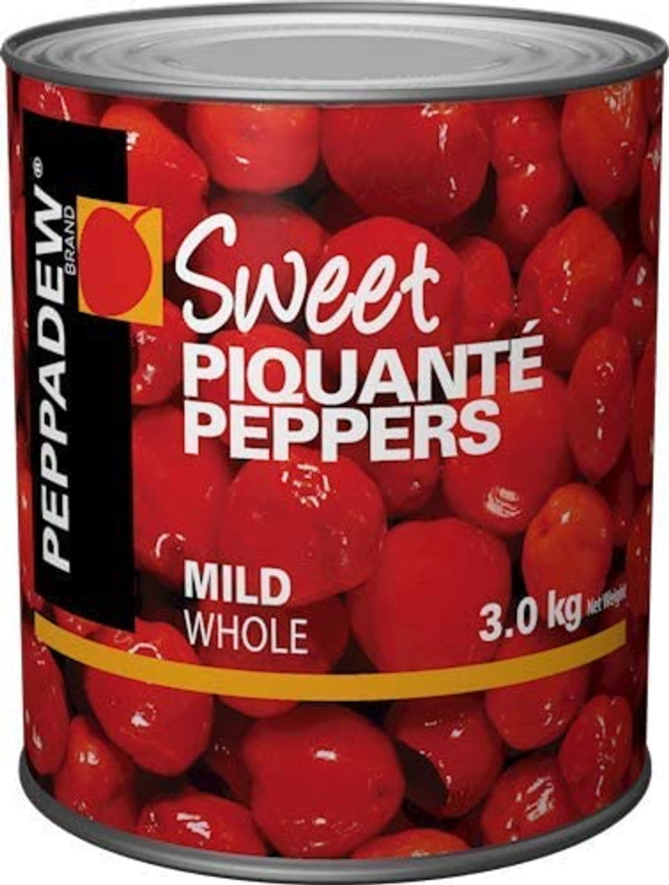 PEPPADEW® Sweet Piquanté Peppers Mild Whole 3.0kg (Pack of 6)