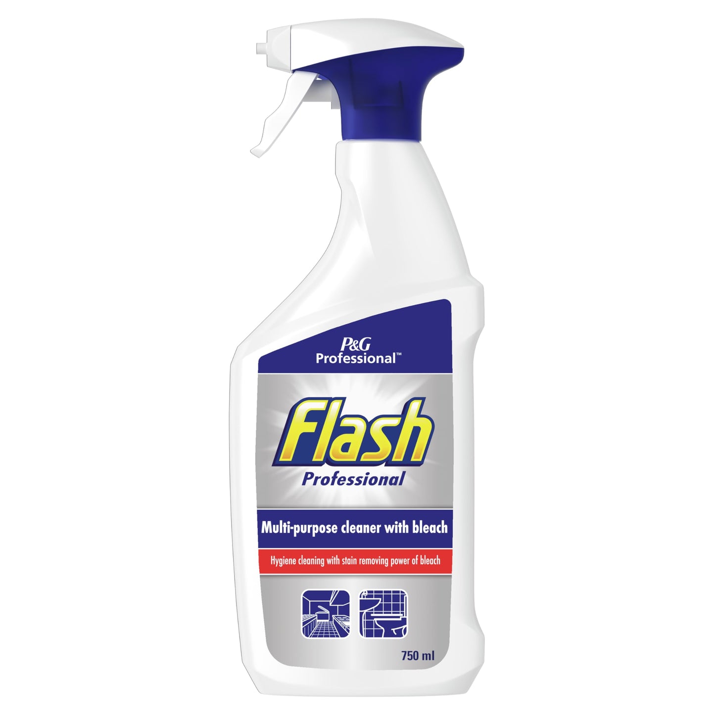 Flash Professional Multi-Purpose Cleaner With Bleach (Pack of 10)