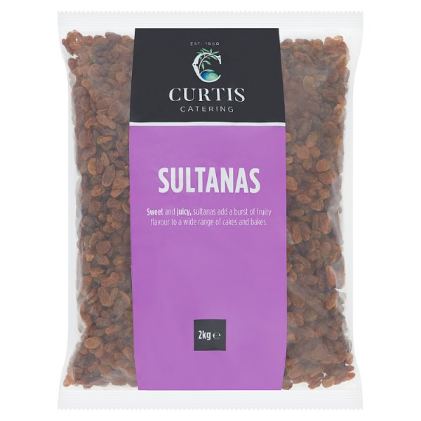 Curtis Catering Sultanas 2kg (Pack of 6)