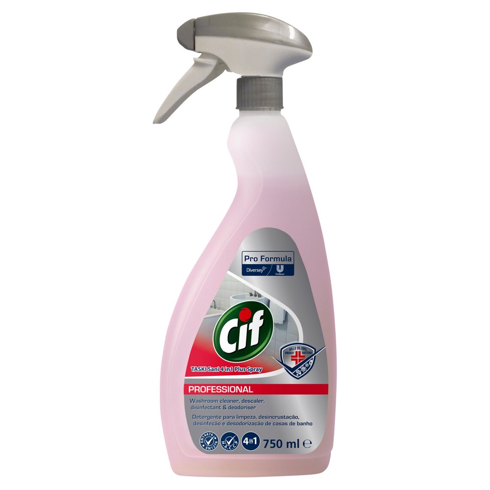 Cif 4in1 Washroom Spray 750ml (Pack of 6)