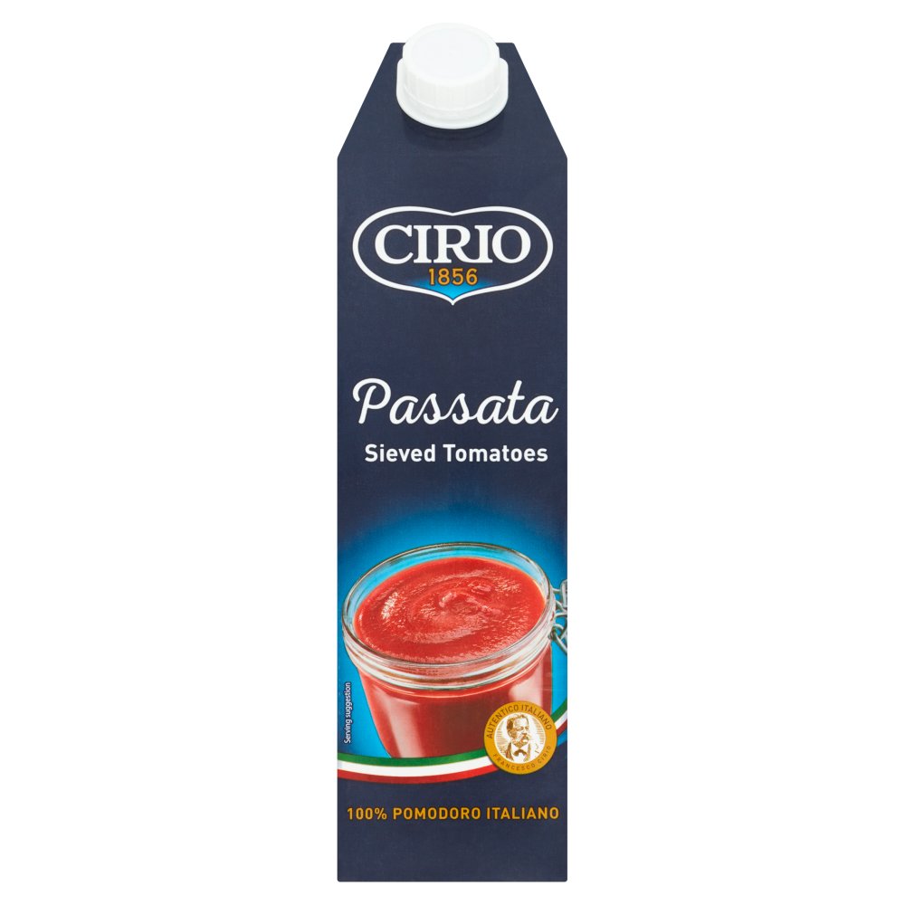 Cirio Passata Sieved Tomatoes 1000g (Pack of 6)