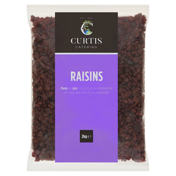 Curtis Catering Raisins 2kg (Pack of 6)