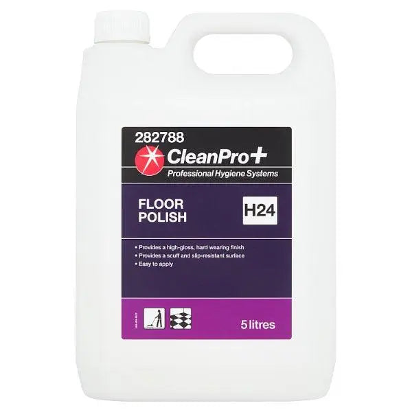 CleanPro+ Floor Polish H24 5 Litres (Pack of 2)