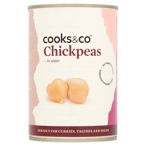 Cooks&Co Chickpeas in Water 400g (Pack of 12)