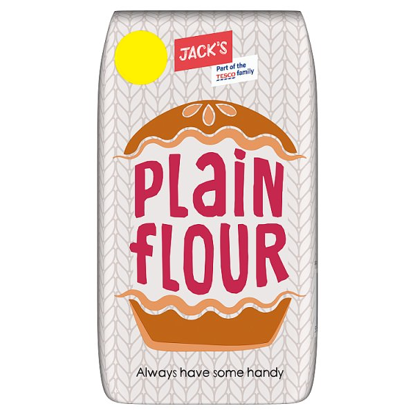 Jack's Plain Flour 1kg (Pack of 8)