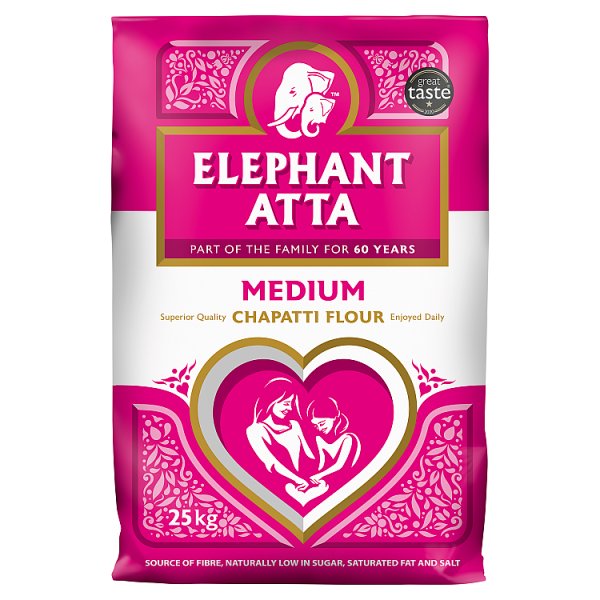 Elephant Atta Medium Chapatti Flour 25kg
