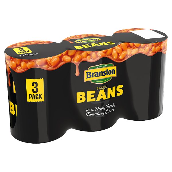 Branston Baked Beans 3 x 410g (Pack of 8)