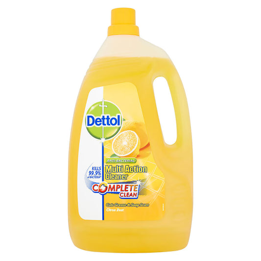Dettol Anti-Bacterial Multi Action Cleaner Complete Clean Citrus Zest 4L (Pack of 3)