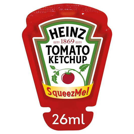 Heinz Tomato Ketchup SqueezMe Portions 70 x 26ml