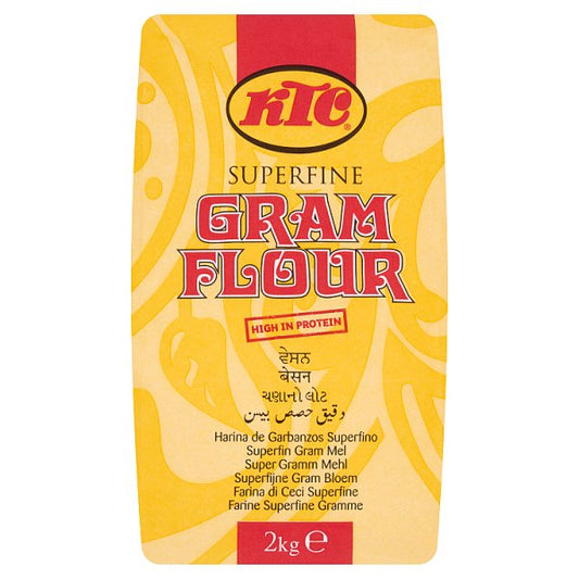 KTC Superfine Gram Flour 2kg (Pack of 6)