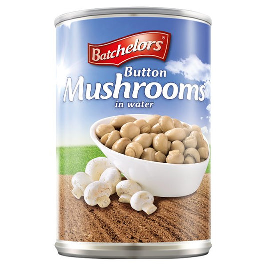 Batchelors Button Mushrooms in Water 285g (Pack of 12)