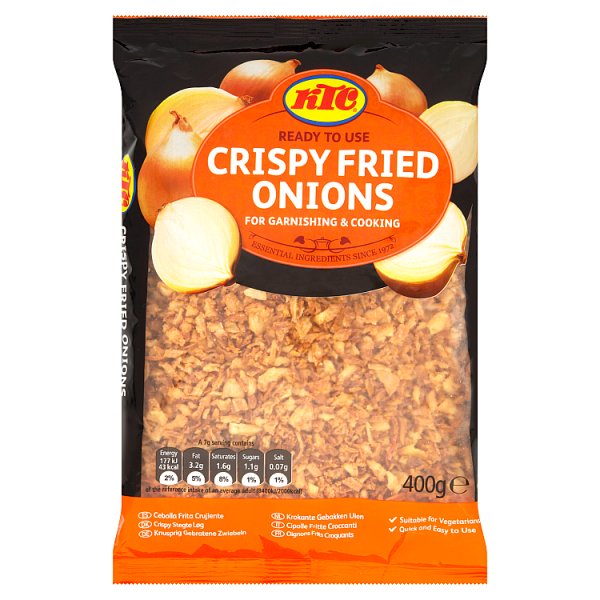 KTC Crispy Fried Onions 400g (Pack of 6)