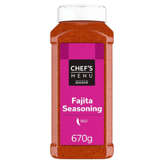 Chef's Menu Fajita Seasoning 670g (Pack of 6)