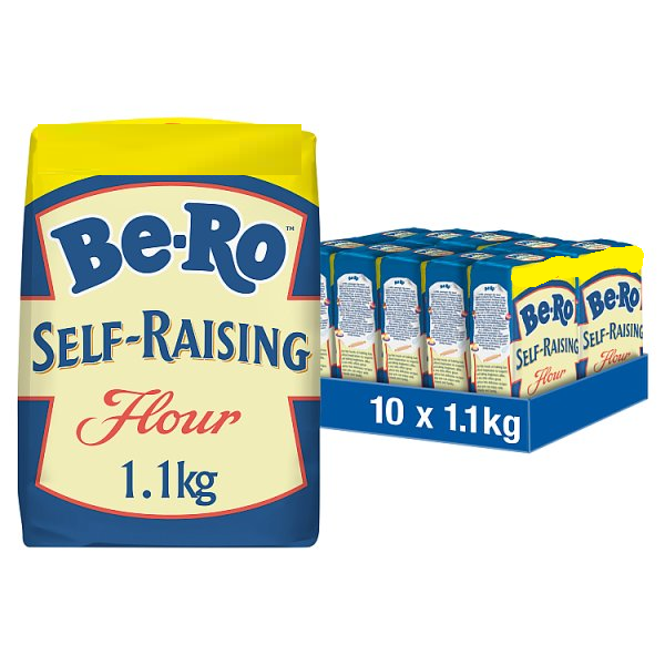 Be-Ro Self-Raising Flour 1.1kg (Pack of 10)