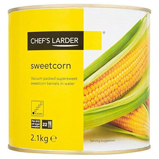 Chef's Larder Sweetcorn in Water 2.1kg