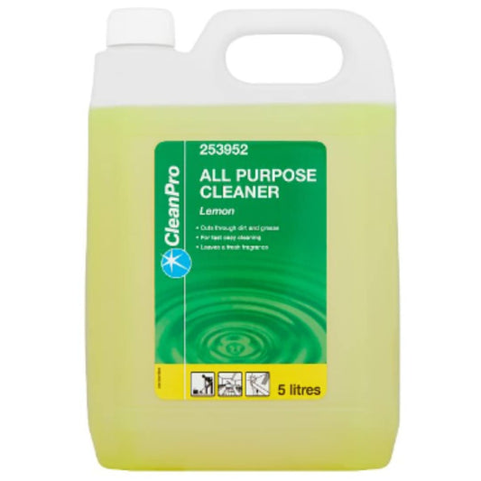 CleanPro All Purpose Cleaner Lemon 5 Litres (Pack of 2)