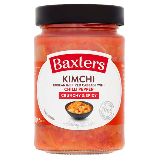 Baxters Kimchi Korean Inspired Cabbage with Chilli Pepper 300g (Pack of 6)