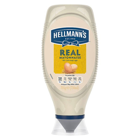 Hellmann's Condiment Real Mayonnaise 750 ml (Pack of 6)