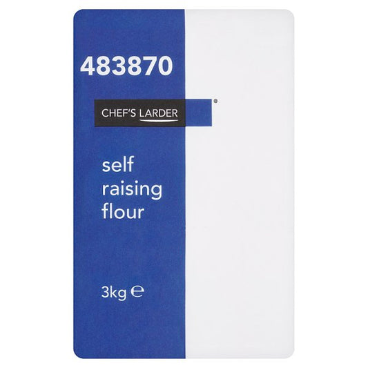 Chef's Larder Self Raising Flour 3kg (Pack of 4)