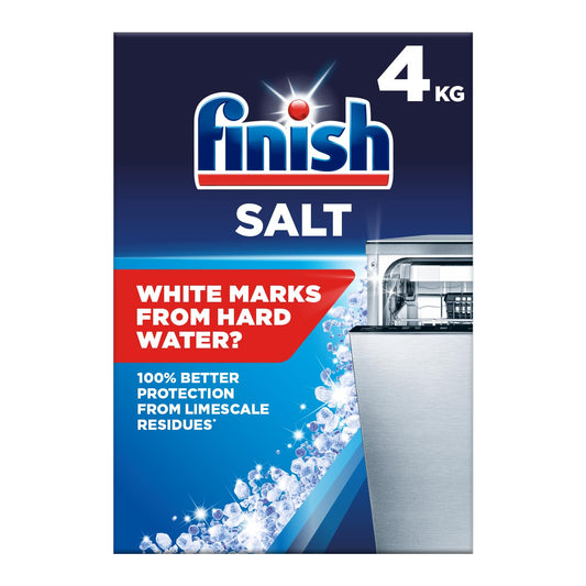 Finish Dishwasher Salt 4Kg (Pack of 4)