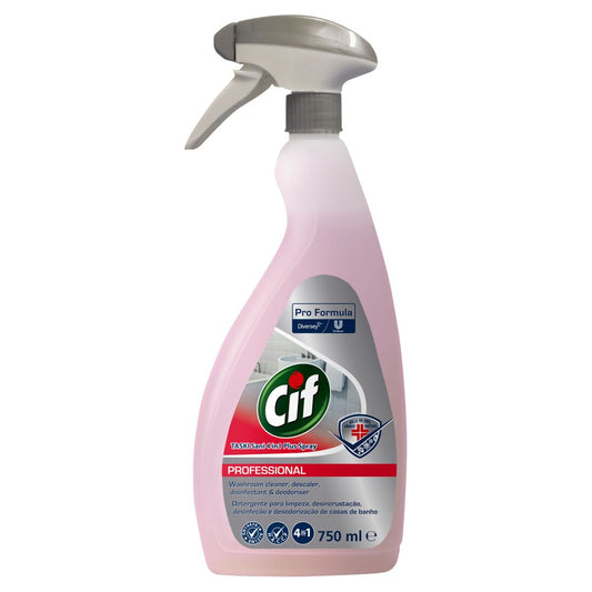 Cif 4in1 Washroom Spray 750ml (Pack of 6)