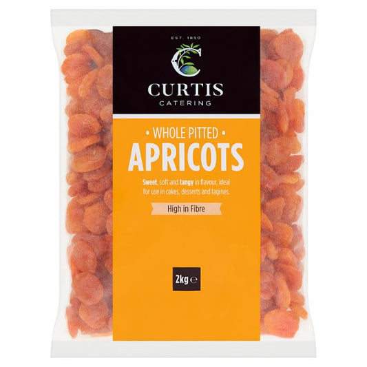 Curtis Catering Whole Pitted Apricots 2kg (Pack of 6)