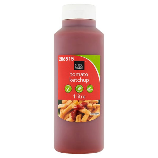 Chef's Larder Tomato Ketchup 1 litre (Pack of 6)