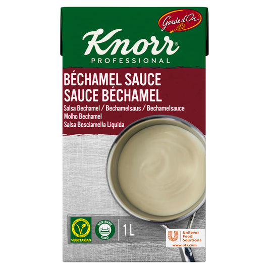 Knorr Garde d'Or Bechamel Ready-To-Use sauce 1L (Pack of 6)