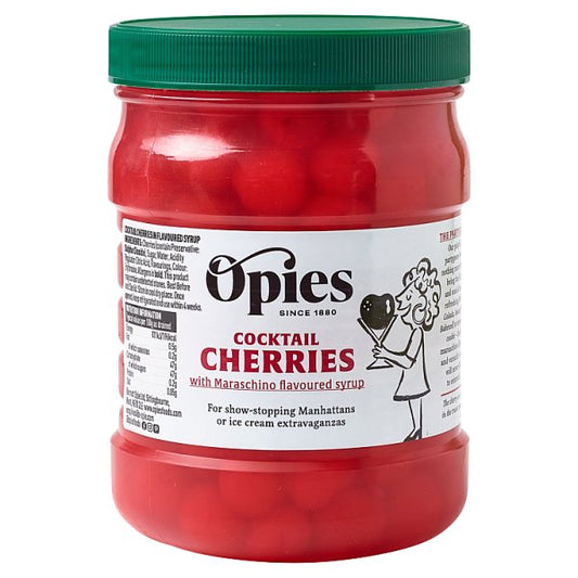 Opies Cocktail Cherries with Maraschino Flavoured Syrup 1.15kg (Pack of 3)