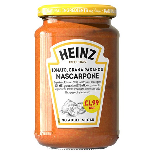 Heinz Tomato, Grana Padano & Mascarpone 350g (Pack of 6)