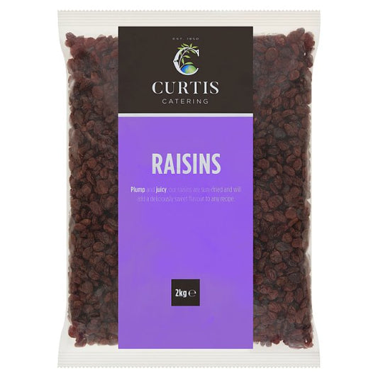 Curtis Catering Raisins 2kg (Pack of 6)