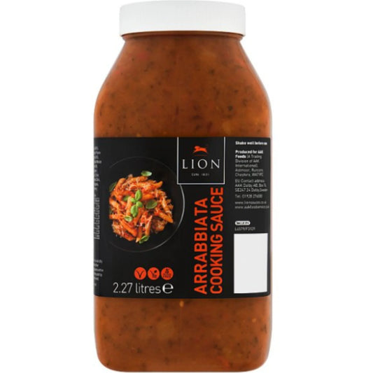 Lion Arrabbiata Cooking Sauce 2.27 Litres (Pack of 2)