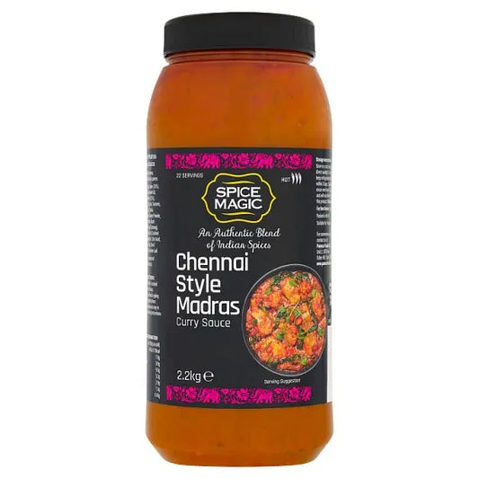 Spice Magic Chennai Style Madras Curry Sauce 2.2kg (Pack of 4)