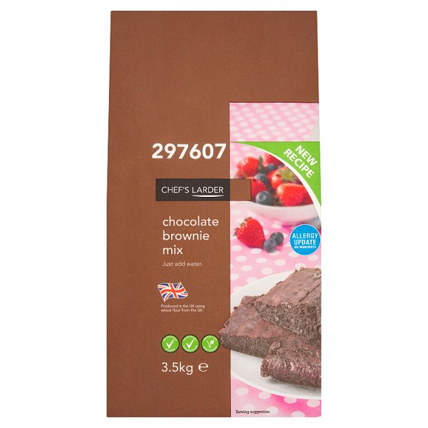 Chef's Larder Chocolate Brownie Mix 3.5kg (Pack of 4)