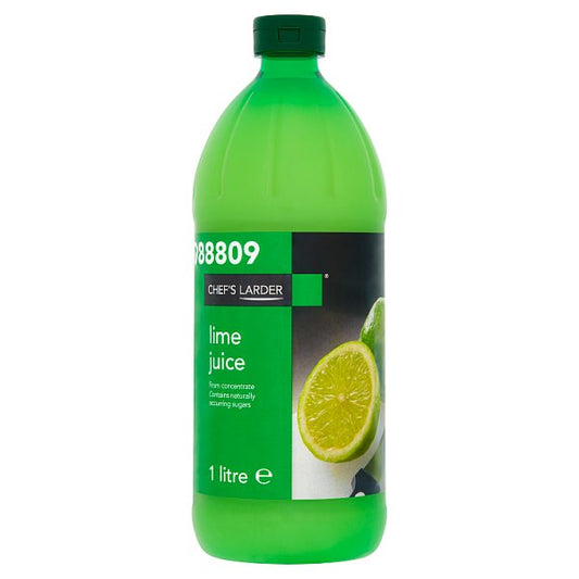 Chef's Larder Lime Juice 1 Litre (Pack of 6)