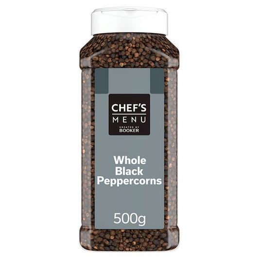 Chef's Menu Whole Black Peppercorns 500g