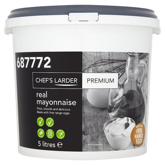 Chef's Larder Premium Real Mayonnaise 5 Litres